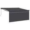 vidaXL Kokkuvolditav varikatus Antratsiit 350 x 250 cm