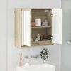vidaXL Vannitoa peeglikapp Sonoma tamm 60 x 20 x 60 cm Tehispuit
