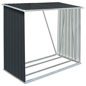 vidaXL puukuur tsingitud terasest, 163 x 83 x 154 cm, antratsiithall