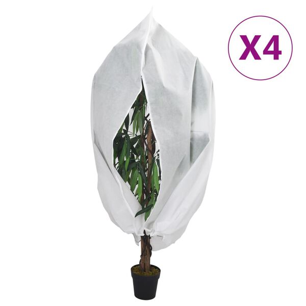 vidaXL lukuga taime fliiskatted 4 tk, 70 g/m², 2,36x2 m