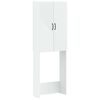 vidaXL Tualettkabinet HAARLEM Valge 66 x 25,5 x 190 cm Tehispuit