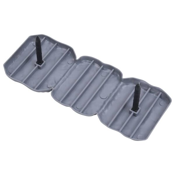 vidaXL murupiirded vaiadega 30 tk PP