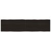 vidaXL lauaplaat, tumepruun, 200x50x(2-6) cm, t&ouml;&ouml;deldud t&auml;ispuit