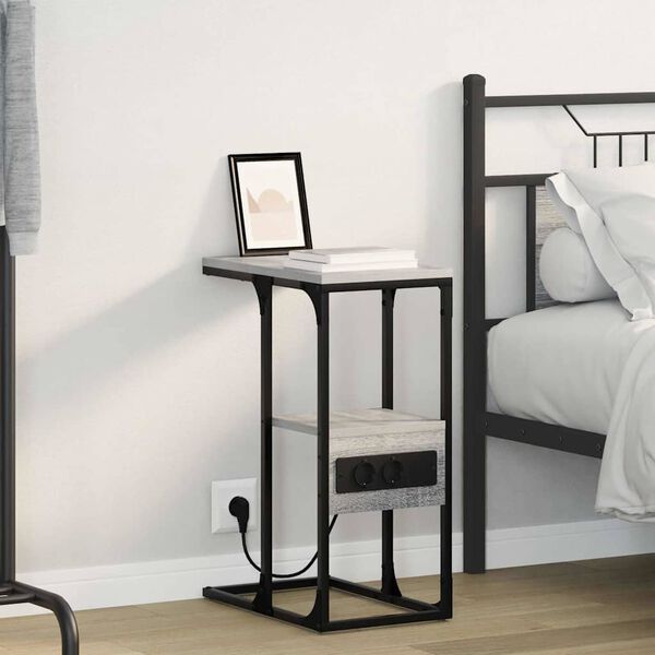 vidaXL &Ouml;&ouml;lambi kapp sahtliga Hall Sonoma 41.5 x 26 x 60.5 cm Tehispuit