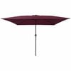 vidaXL Aedapara Bordeaux punane 295 x 295 x 245 cm Pol&uuml;ester ja teras