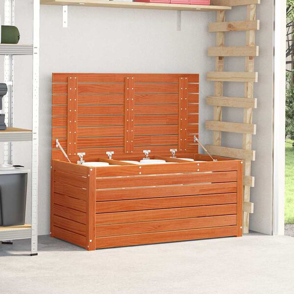 vidaXL Salvestuskarp Vahapruun 101 x 50,5 x 46,5 cm Tehispuit