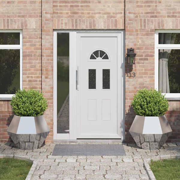 vidaXL Taimekast 2 pcs H&otilde;bedane 75 x 75 x 60 cm Roostevaba teras