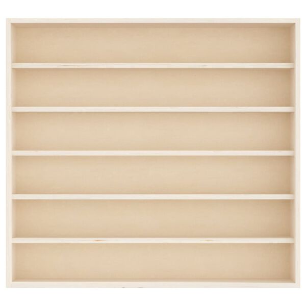 vidaXL puidust koguja vitriin 6 riiuliga, 60x8,5x55 cm