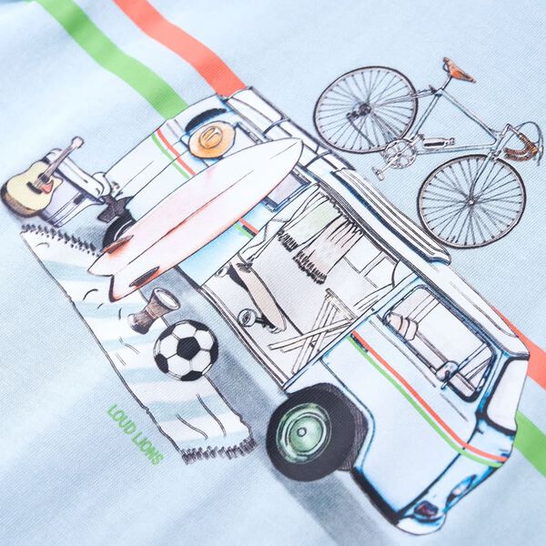 Laste T-s&auml;rk, helesinine, 116