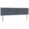 vidaXL LED peatoed Tumehall 180 cm Samet