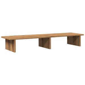 vidaXL monitorialus, k&auml;sit&ouml;&ouml;tamm, 100x27x15 cm, tehispuit