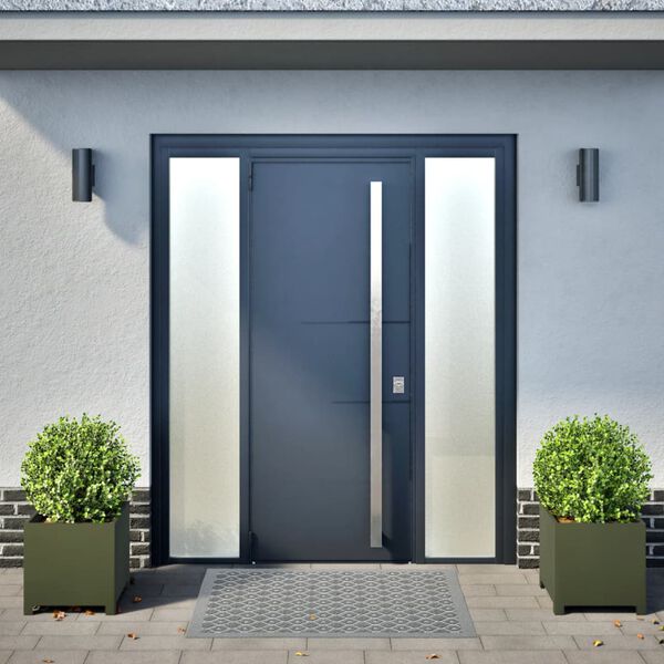 vidaXL aia taimekastid 2 tk, oliiviroheline, 40x40x40 cm, teras