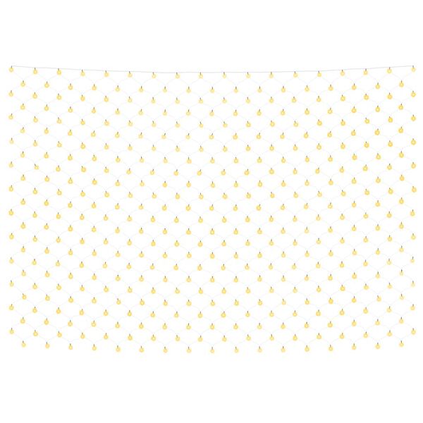 vidaXL j&otilde;ulu valgusv&otilde;rk, soe valge, 4x4 m, 544 LEDi, tuppa ja &otilde;ue