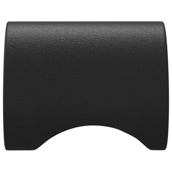 vidaXL Kapi Nupud 12 pcs Must M4 x 12 mm Raud