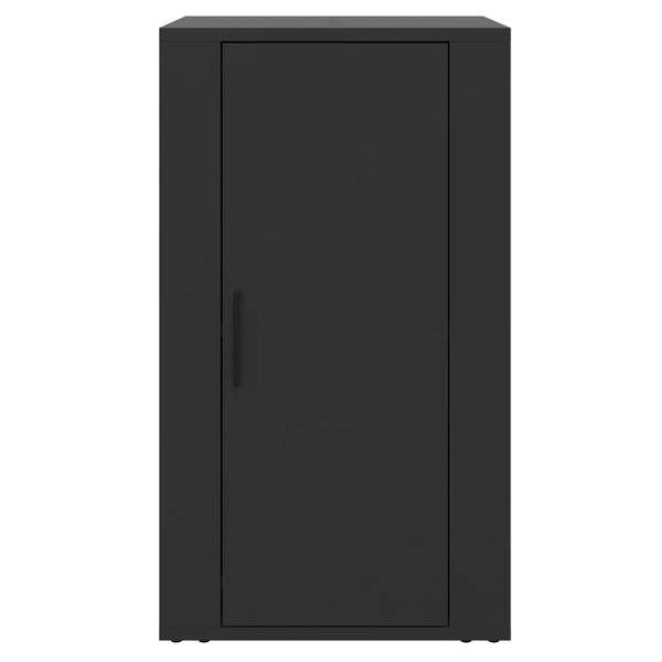 vidaXL puhvetkapp, must, 40 x 33 x 70 cm, tehispuit