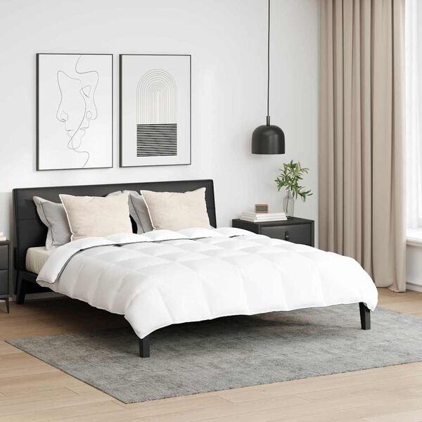 vidaXL Talve tek padjaga 3 pcs Valge Down Feather