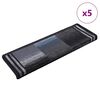 vidaXL iseliimuvad trepimatid 5 tk, 65x21x4 cm, must ja hall