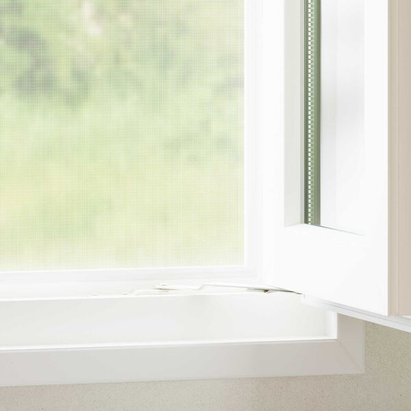 vidaXL Putukav&otilde;rk Valge 60 x 1000 cm Klaasplast