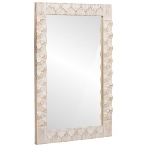vidaXL Vannitoa peegel peegliga Valge pesu viimistlus 50 x 70 x 2,5 cm