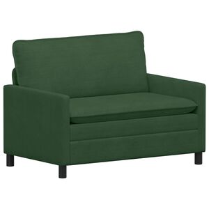 vidaXL Diivan Jungle roheline 126 x 81 x 87,5 cm kangas