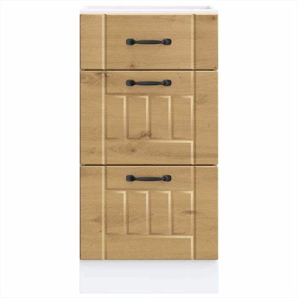 vidaXL k&ouml;&ouml;gi aluskapp Lucca, k&auml;sit&ouml;&ouml;tamm, tehispuit