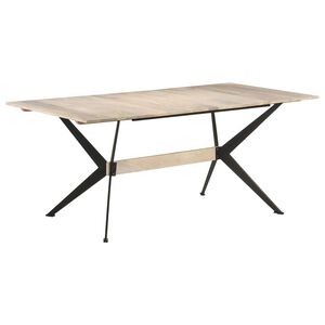 vidaXL s&ouml;&ouml;gilaud, 180 x 90 x 76 cm, mangopuit