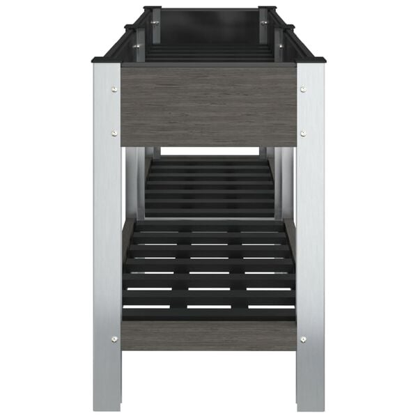 vidaXL aia taimelava riiuliga, hall, 175 x 50 x 75 cm, WPC