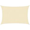 vidaXL päikesepuri 160 g/m² kreemjas 2 x 2,5 m, HDPE