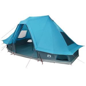 vidaXL Tipi telk katusega ladustamisega Sinine 466 x 310 x 240 cm taft