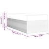 vidaXL Voodi raam madratsiga Tumehall 90 x 200 cm kangas