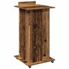 vidaXL Podium sahtliga riiuliga Vana puit 55 x 55 x 107 cm Tehispuit