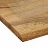 vidaXL lauaplaat, 100 x 80 x 3,8 cm, naturaalsete servadega, mangopuit