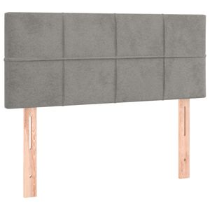 vidaXL voodipeats, helehall, 90x5x78/88 cm, samet