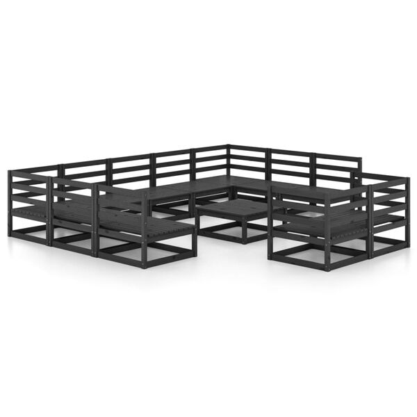 vidaXL 12-osaline aiam&ouml;&ouml;bli komplekt, m&auml;nnipuit