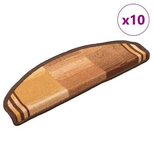 vidaXL isekleepuvad trepivaibad 10 tk, 65x21x4 cm, pruun