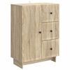 vidaXL K&otilde;ide sahtliga Sonoma tamm 66 x 34,5 x 90 cm Tehispuit