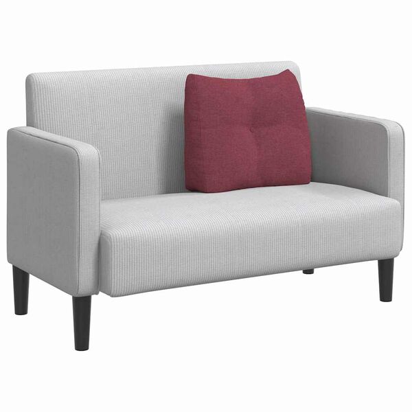 vidaXL Seljatugi padi Veinpunane 60 x 24 x 50 cm kangas