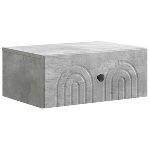 vidaXL Seinale kinnitatav &ouml;&ouml;tis Betoonhall 49 x 34,5 x 20 cm Tehispuit