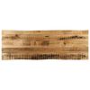 vidaXL lauaplaat naturaalse servaga 110x40x3,8 cm t&ouml;&ouml;tlemata mangopuit