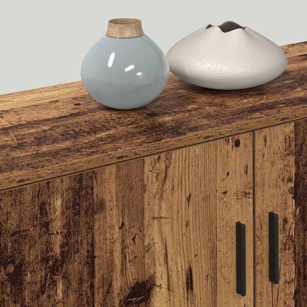 vidaXL Seinale paigaldatav TV kappi komplekt 3 pcs Vana puit