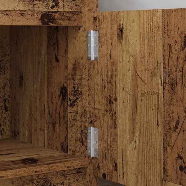 vidaXL Hing &Uuml;ksv&auml;rviline 2 pcs H&otilde;bedane 58 x 35 x 1 mm Teras