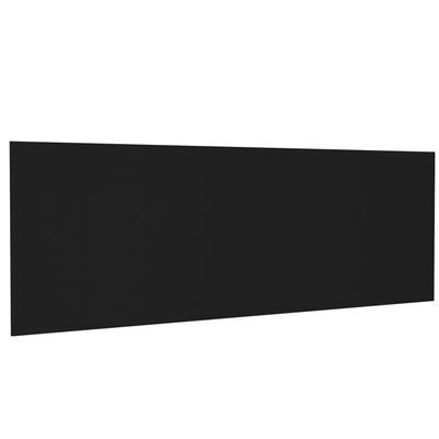 vidaXL seinale kinnitatav voodipeats, must, 240x1,5x80 cm, tehispuit
