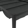 vidaXL aiavaatetorn &uuml;lest&otilde;stetava katusega antratsiit 3x3 m terasest