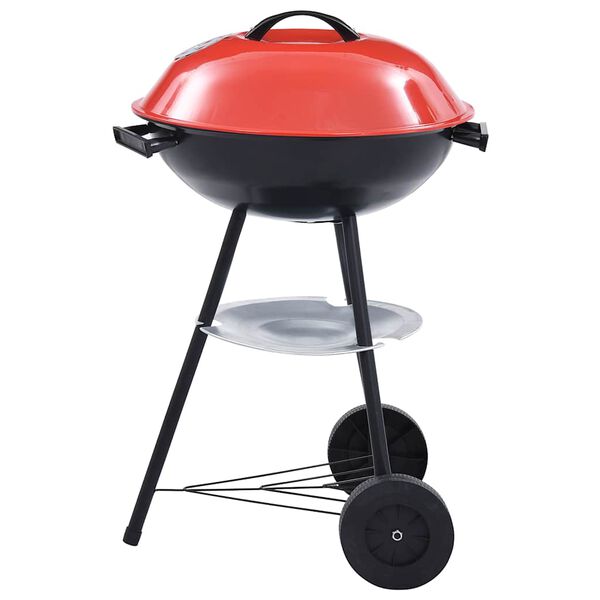 vidaXL kaasaskantav XXL kuppelgrill, ratastega, 44 cm