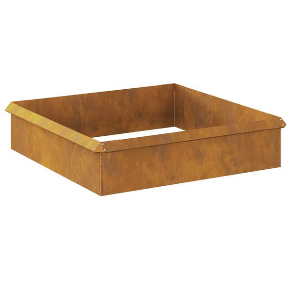 vidaXL Rästikuaed 8 pcs Rooste terase tüüp