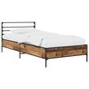 vidaXL Voodi raam Vana puit 80 x 200 cm Tehispuit