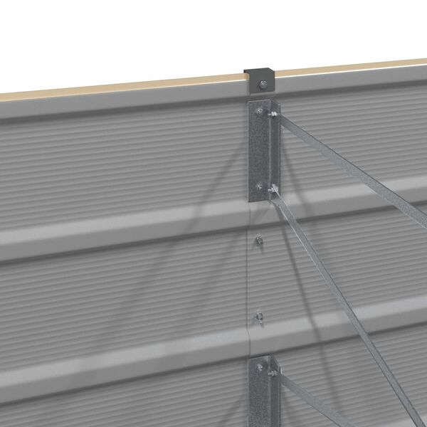 vidaXL Taimekast Ebarealne 480 x 50 x 45 cm Tsinkteras