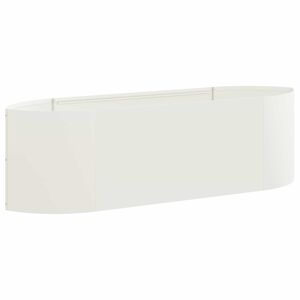 vidaXL T&otilde;stetud Aiapeenar Valge 140 x 40 x 40 cm Teras