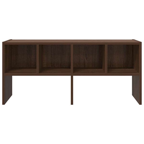 vidaXL kingariiul virnastatav, pruun tamm, 89,5 x 30 x 40 cm