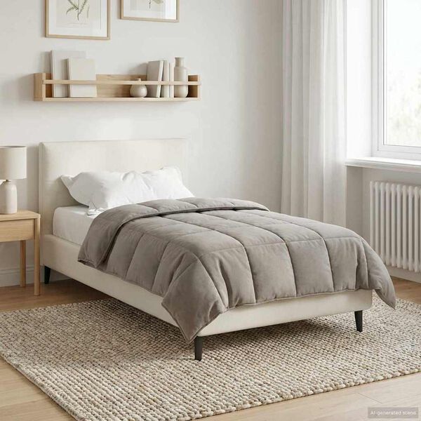 vidaXL Suvised teki Roosa 135 x 200 cm Mikrokiud ja Teddy villa